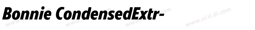 Bonnie CondensedExtr字体转换